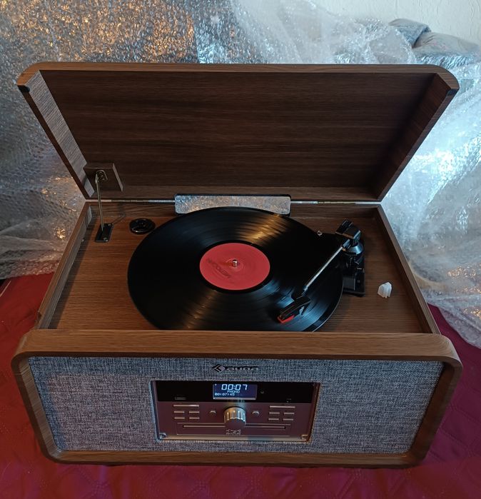 Програвач вінілу Auna Bella Ann DAB, CD, BT, USB, FM, AUX