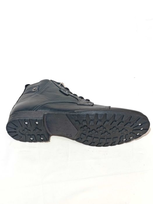 Bota Homem Couro Preto - Tamanho 44 - Novos