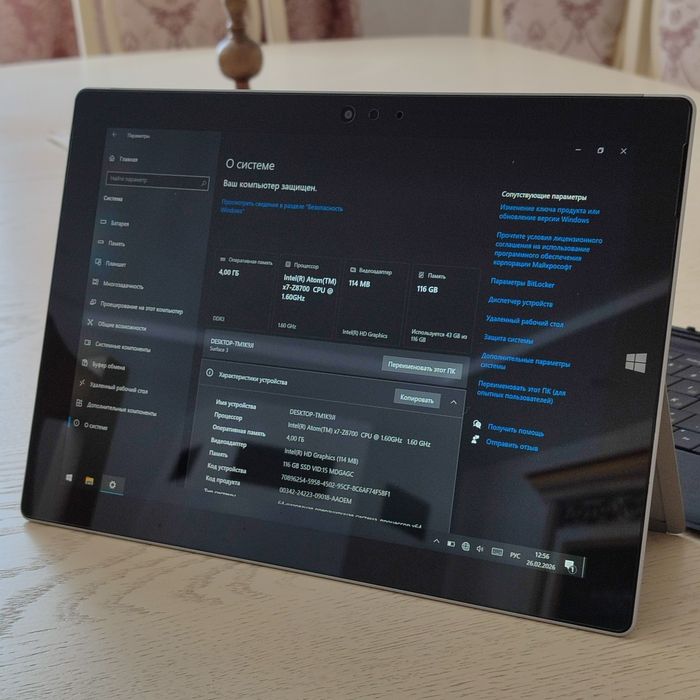 Діагностичний планшет Microsoft Surface 3 4/128gb