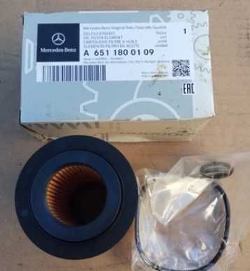 Фiльтр мастила MERCEDES-BENZ A6511800109 оригінал новий