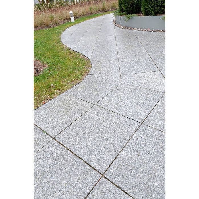 Płytki Granit G603 Szary New Bianco Crystal płomień 60x60x1,5/2/3 cm plytka granitowa kamienna kamień chodnik taras ścieżka