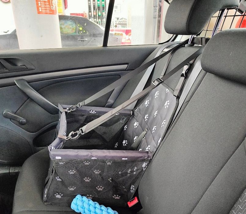 Fotelik samochodowy dla psa kota transporter NOWY