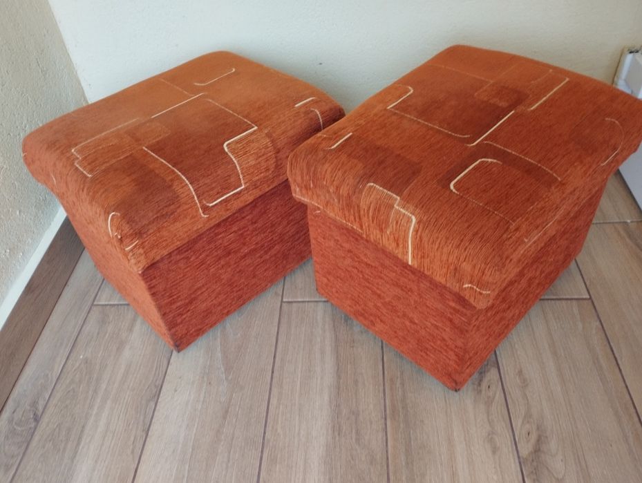Pufy komplet 2 szt