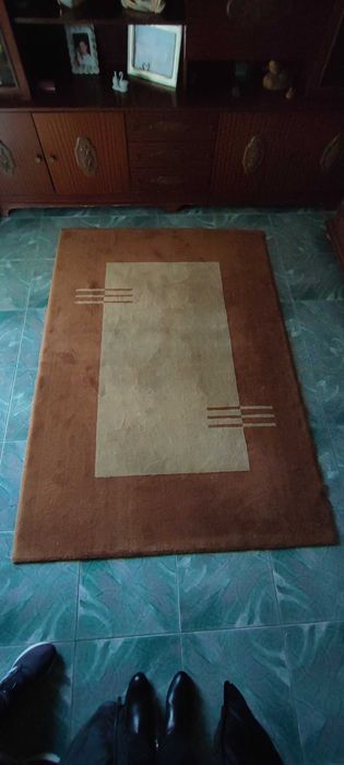 conjunto de 2 tapetes grande e uma carpete