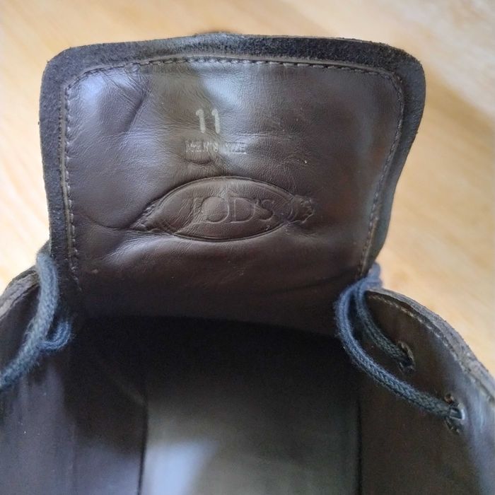 TOD'S męskie trzewiki za kostkę, zamszowe r. 11 (45)