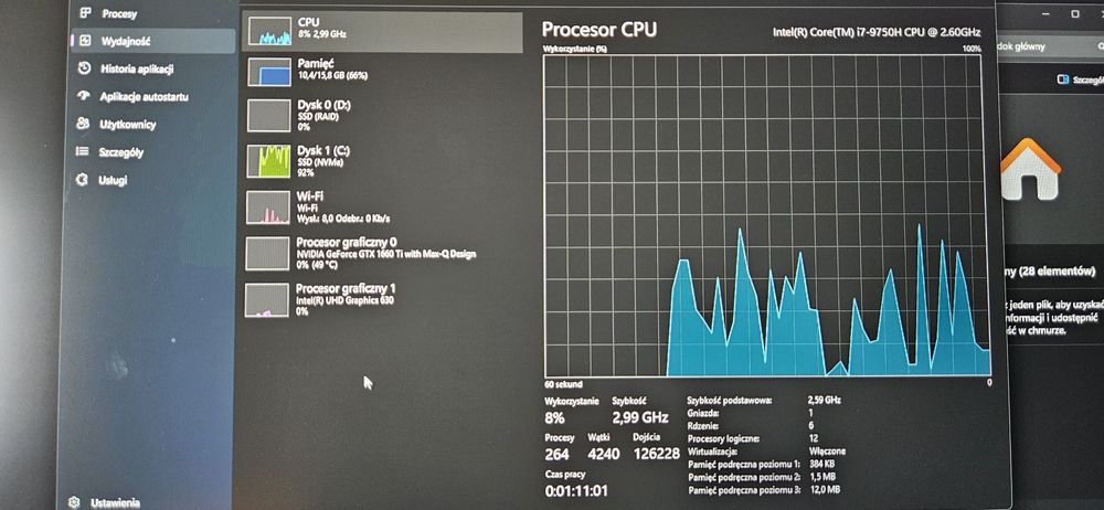 HP Pavilion Gaming Laptop 17 GTX1660 Ti Max-q + i7-9750H