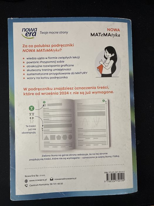 Podręcznik do matematyki - zakres podstawowy, nowa era