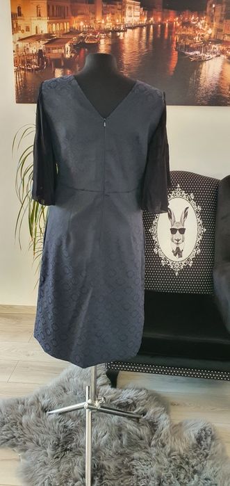 Sukienka nowa max mara granatowa oryginalna rozmiar 40 L 38 m