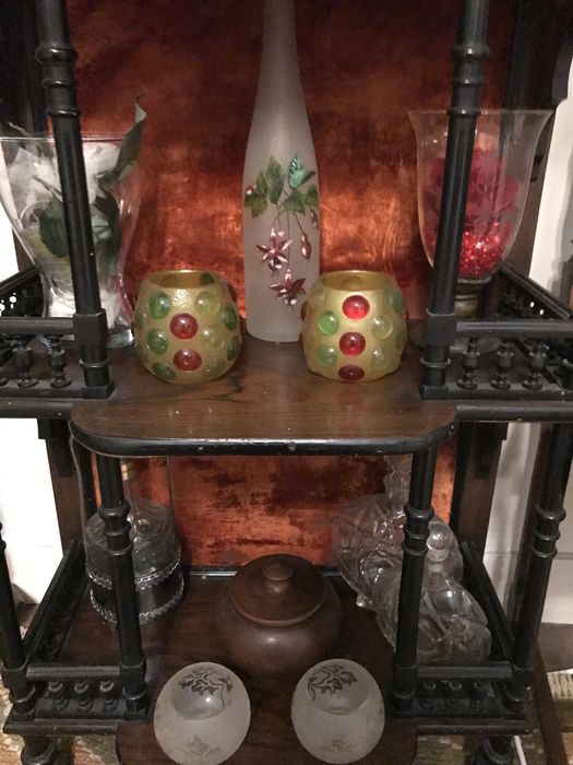 Caixas de musica, Castiçal em metal e outros