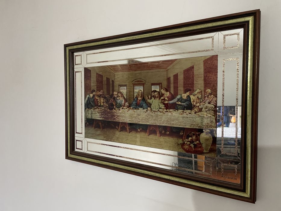 Quadro espelho Ultima Ceia64739104314370120