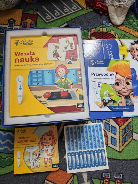 Albik wesoła nauka pióro + memo + codzienne czynnosci