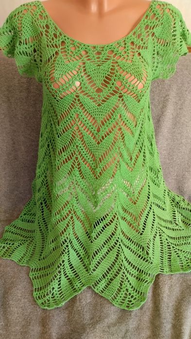 Платья ручной работы связано крючком