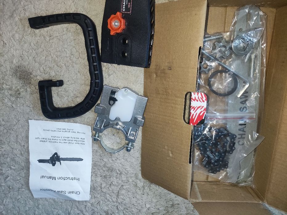 Adapter piły łańcuchowej 12” do wiertarki / szlifierki