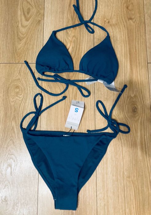 Nowe bikini niebieskie. S