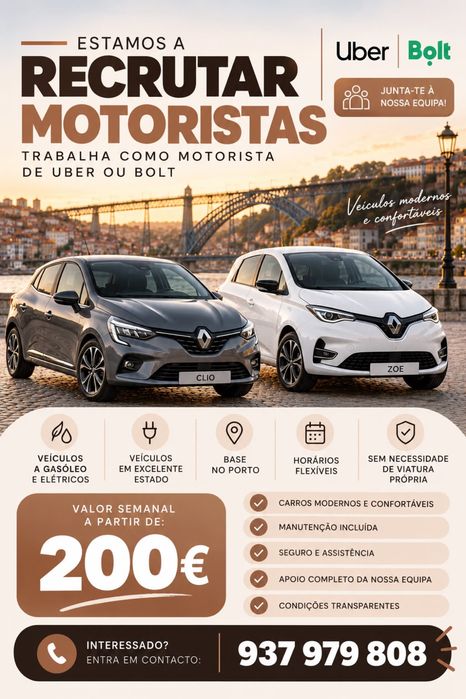 Aluguer de carro TVDE