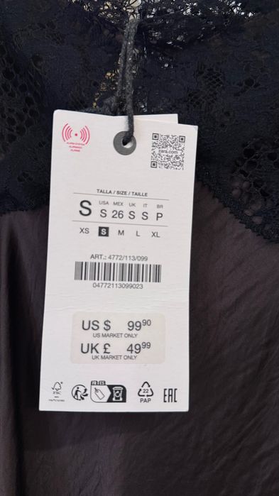 Zara женское брендовое платье