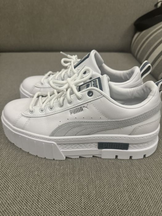 Puma • Женские кеды низкие Mayze Classic кожаные,р 39