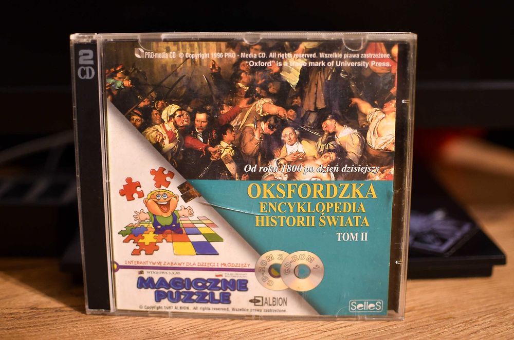 PC # Magiczne Puzzle + Oksfordzka Encyklopedia Historii Swiata Tom II