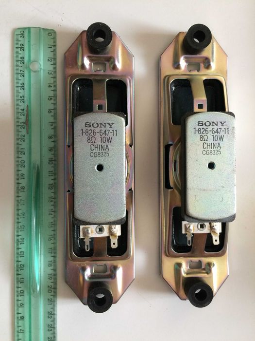 Оригинал Sony Динамики 2х10W. Резин мембр. 8 Ом. Отличное состояние