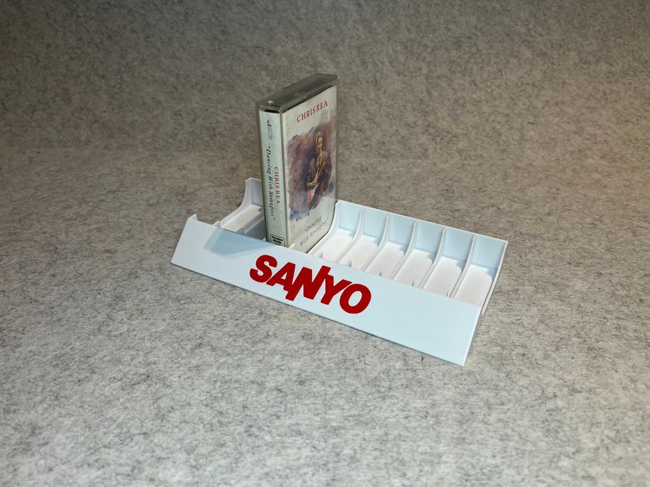 Stojak podstawka na kasety magnetofonowe Sanyo
