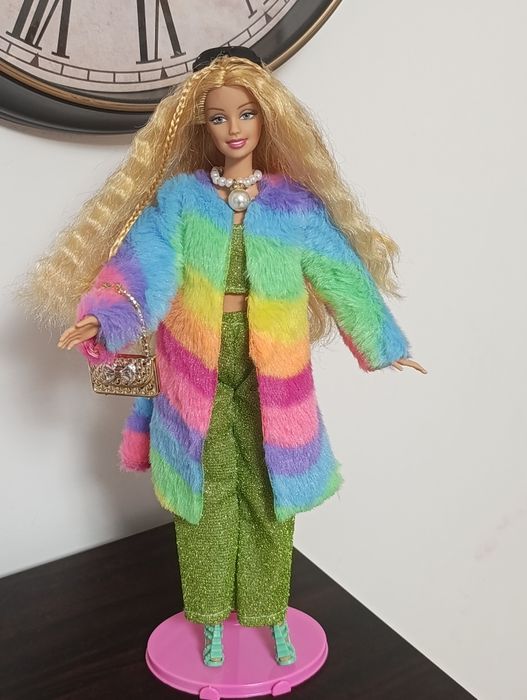 Ubranka dla Barbie - zimowy komplet