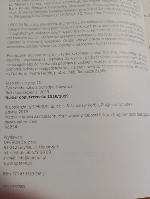 Podstawy przedsiębiorczości operaton 1