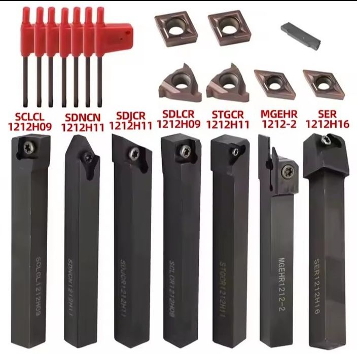 Noże tokarskie 12 ×12 mm składane na płytki