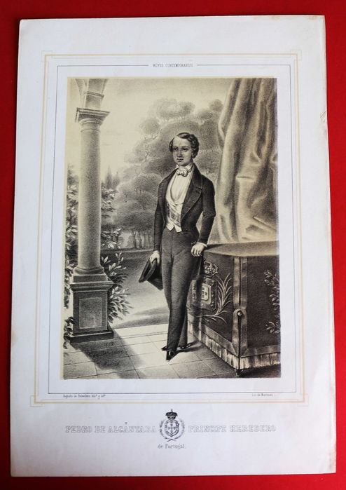 Príncipe D Pedro de Alcântara 1852 futuro Rei D Pedro V (Reserva NBA)