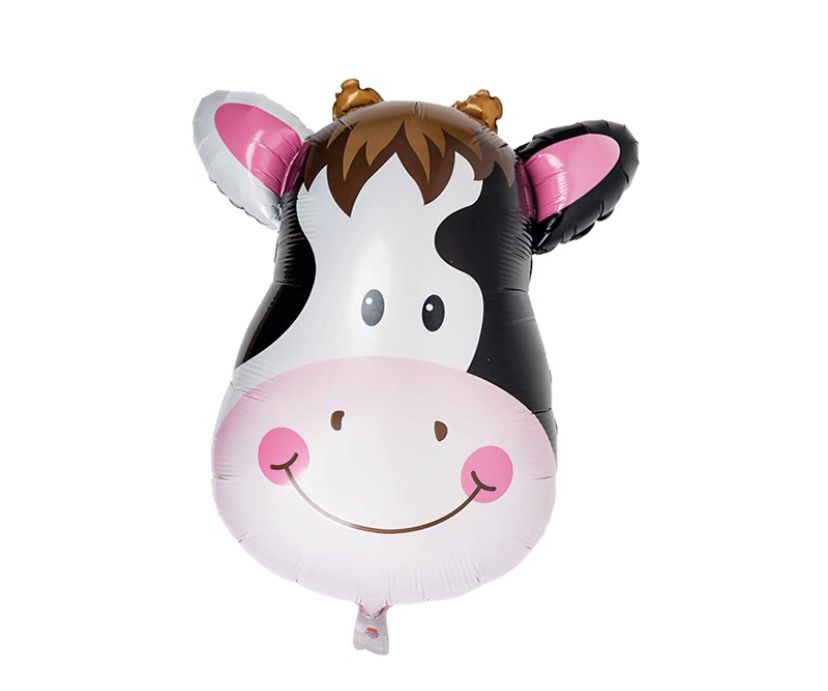 Diversos baloes: comboio, bola, girafa, leao, macaco, vaca, bailarina