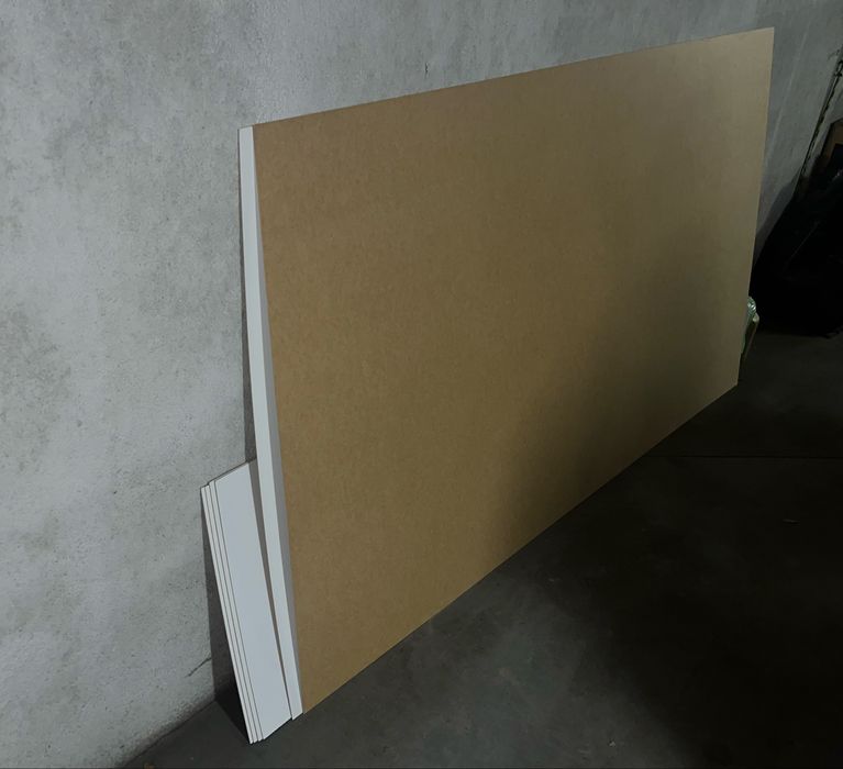 Nowe płyty hdf białe