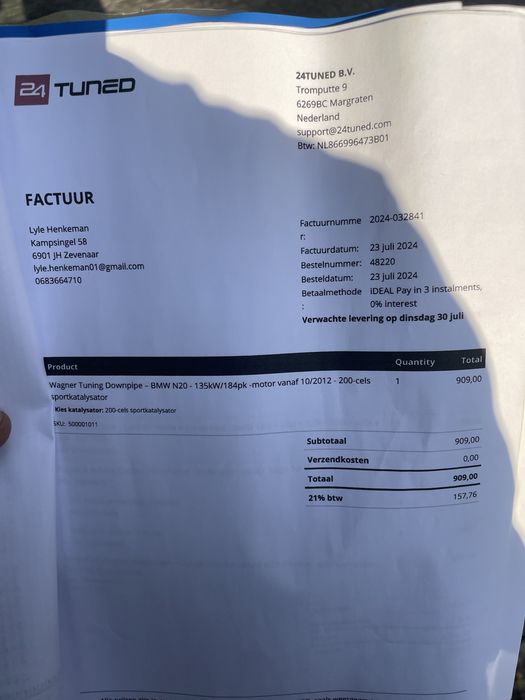Wagner Tuning Downpipe - BMW N20 - 200 células