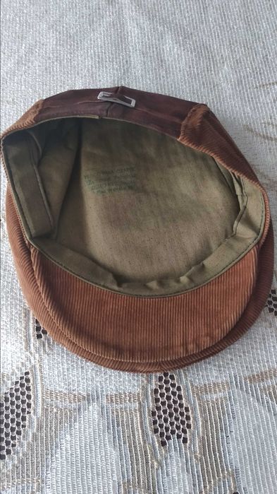 Kaszkiet męski skórzany