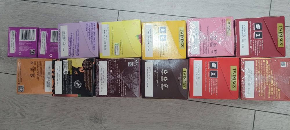 Zestaw owocowych Angielskich herbat Twinings