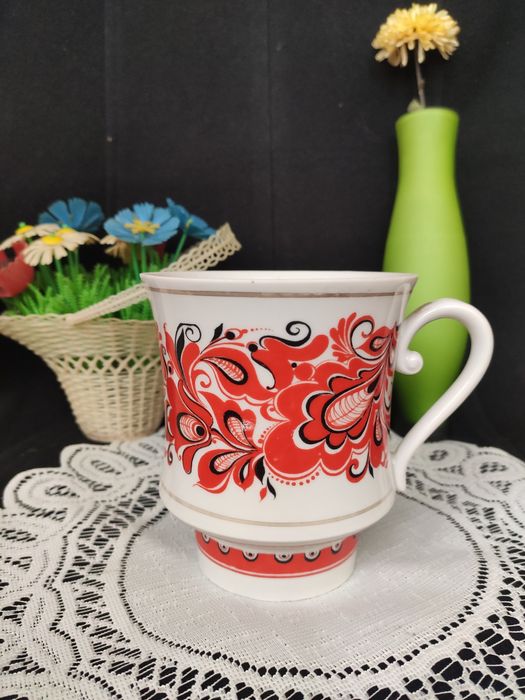 Посуда СССР, фарфор СССР,чашка гигант ,чайник ссср