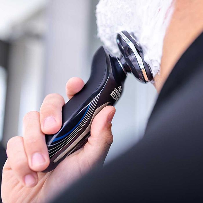 Máquina de barbear recarregável nova com garantia