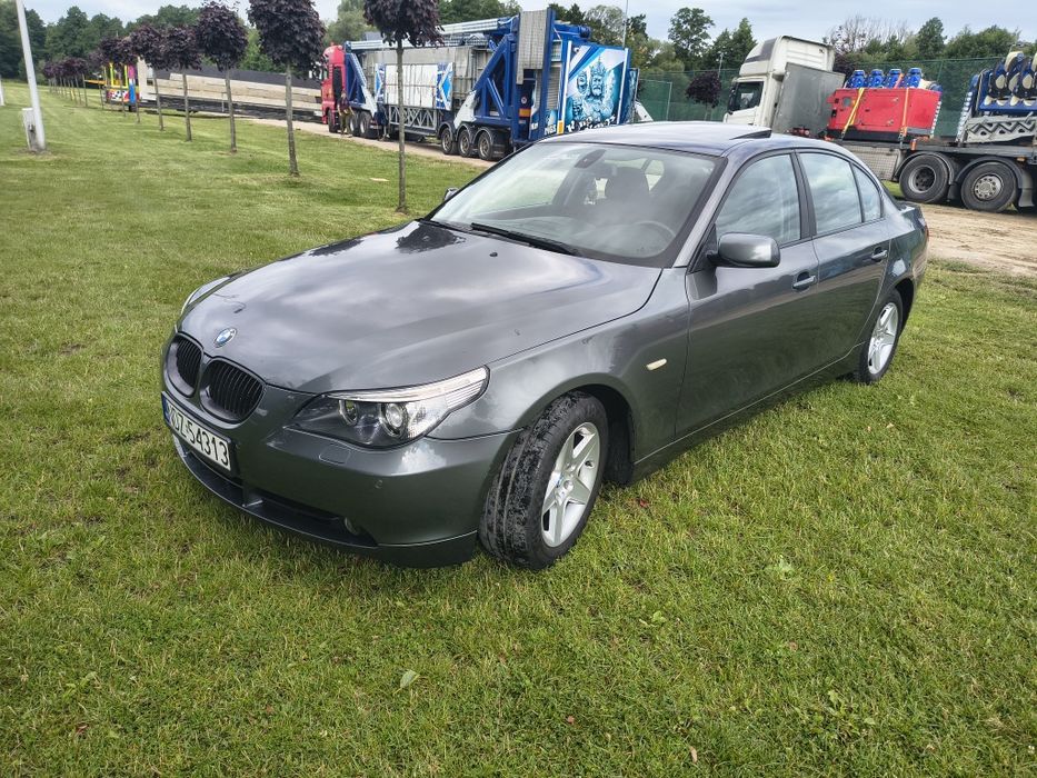 BMW523i/E60/Sprowadzony/Stan bdb/Zamiana na Busa/177KM/Xenon/Lift/Manual/