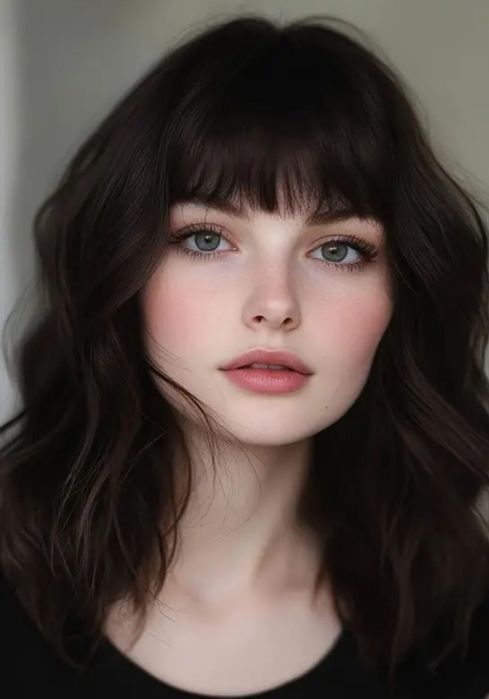 Peruka czarna grafit