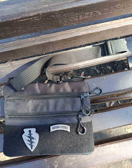 Мужская военная сумка, сумка планшет с кобурой, сумка для шеврона