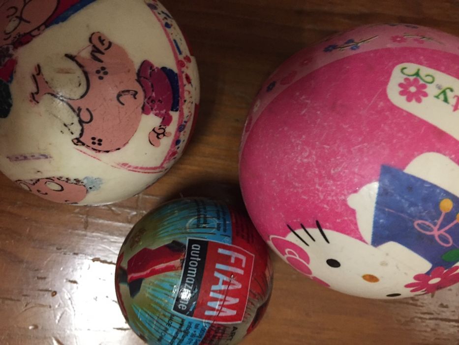 Bolas pequenas