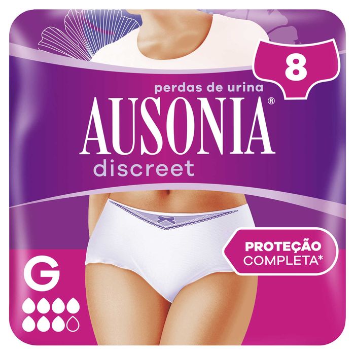 Cuecas Incontinência Discreet Plus L - 4 unidades