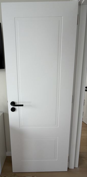 Bloco de Porta Lacado Branco (Novas) – 200x75cm Direita