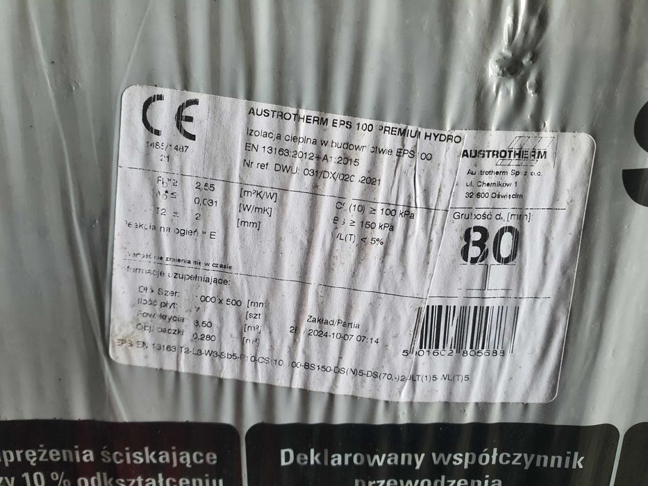 Styropian podlogowy grafitowy Austrotherm Premium Hydro 0031