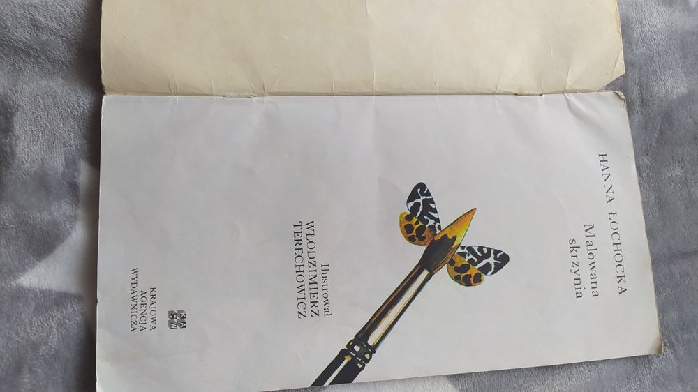 Malowana skrzynia Hanna Łochocka antykwariat