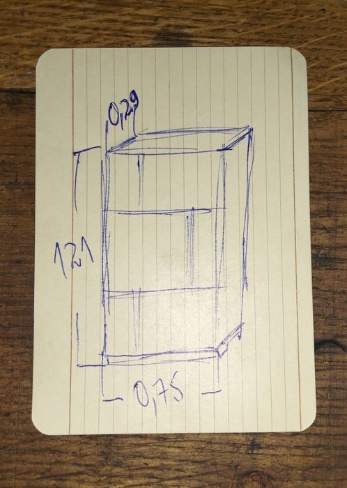 Móvel de apoio, estantes