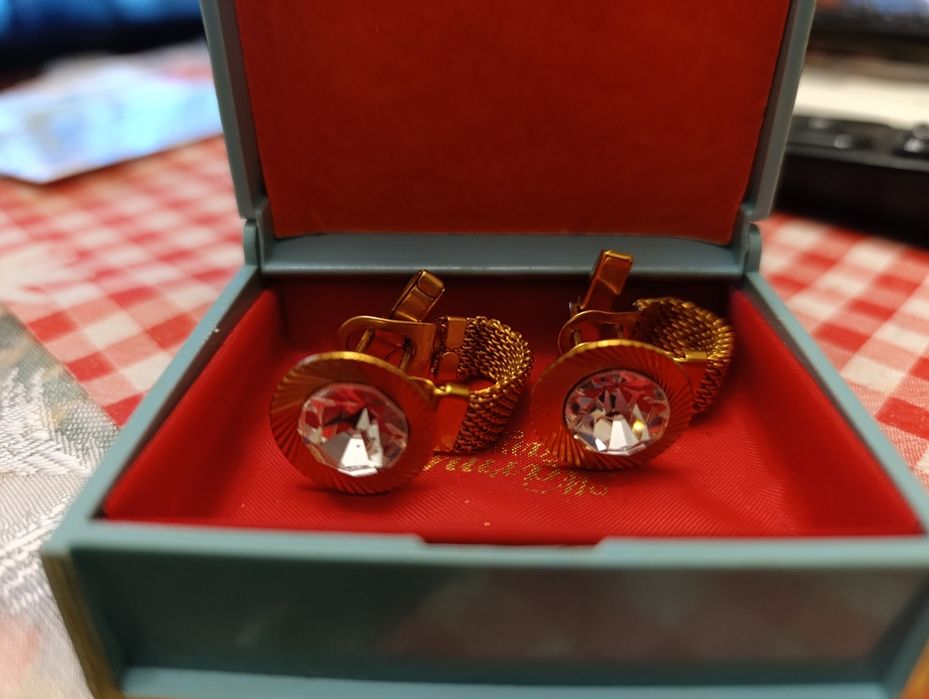 Spinki do mankietów lata 80