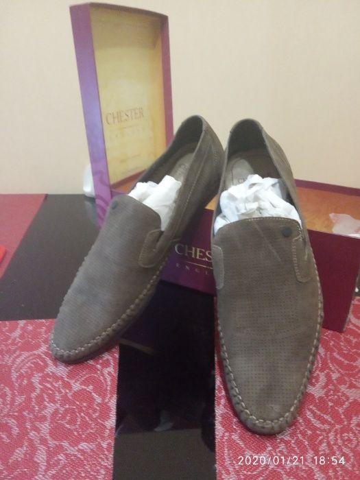 Туфли новые нубук