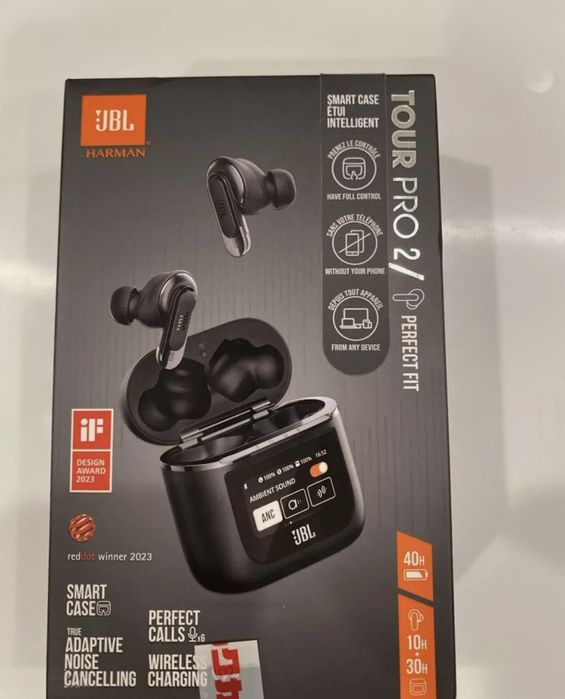 JBL World Tour 2 pretos earphones