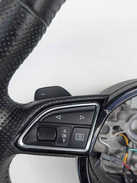 Руль з підігрівом Audi A6 C7 A7 A4 B8 Q5 Лепестки S-line Подогрев Ауді А6 Ц7 А4 А5 Ку5