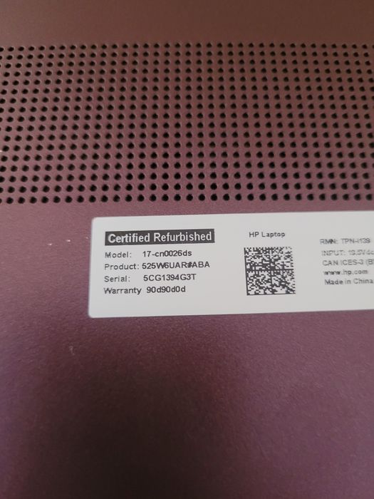 Laptop  HP  17 '' wersja limitowana