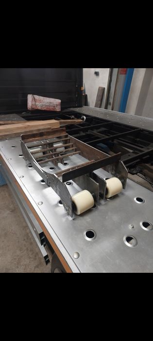 Wózek pod urwane koło transportowy rolka